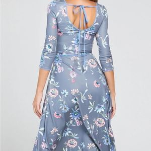 MOANA floral midi dress